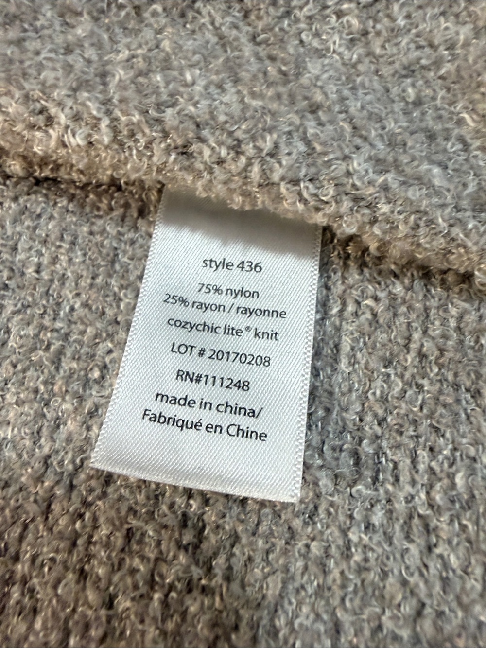 Nordstroms "Barefoot Dreams" CozyChic Lite cardigan - Picture 8 of 8